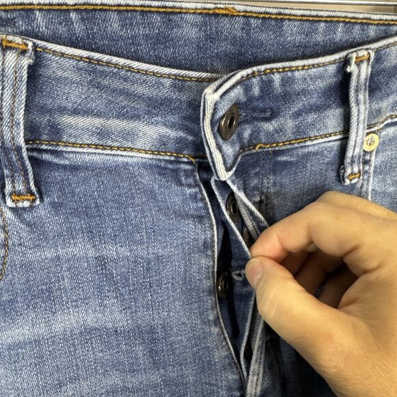 G-Star RAW 3301 Slim Jeans Men’s 32x32 Medium Wash Stretch Denim - Picture 6 of 9